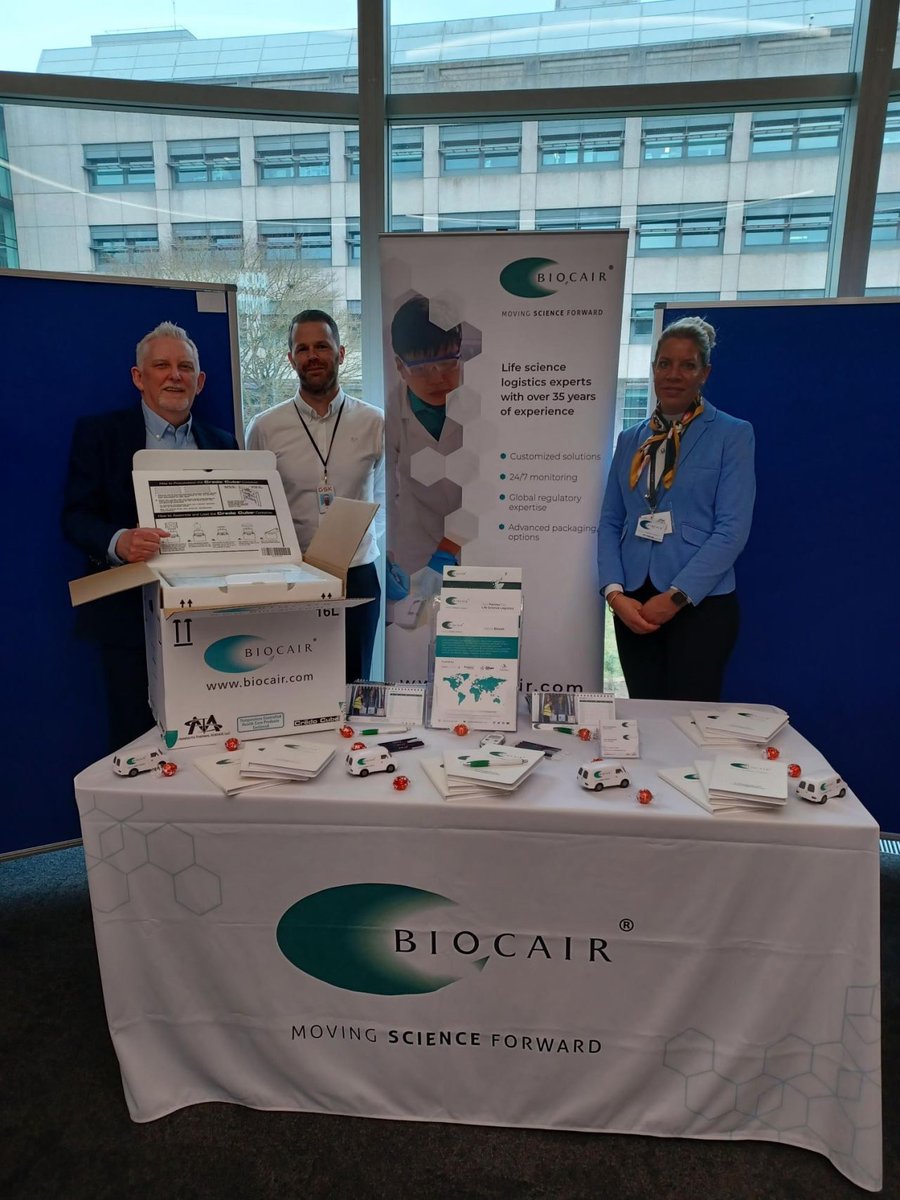 From Dublin to Barcelona, the Biocair team are today in Stevenage (UK) as we continue to be out on the road. Laura, Shane and Stephen are at GSK's My Green Lab Lunch-n-Learn presenting our sustainability roadmap. You can find our upcoming events here 👇 hubs.li/Q02nxzCP0