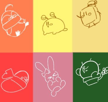 GENKAIREVOLVER ﾍﾟﾝﾗｶﾗｰｺｰﾄﾞ やき: #FF7F50 かね: #FFF678 そめ