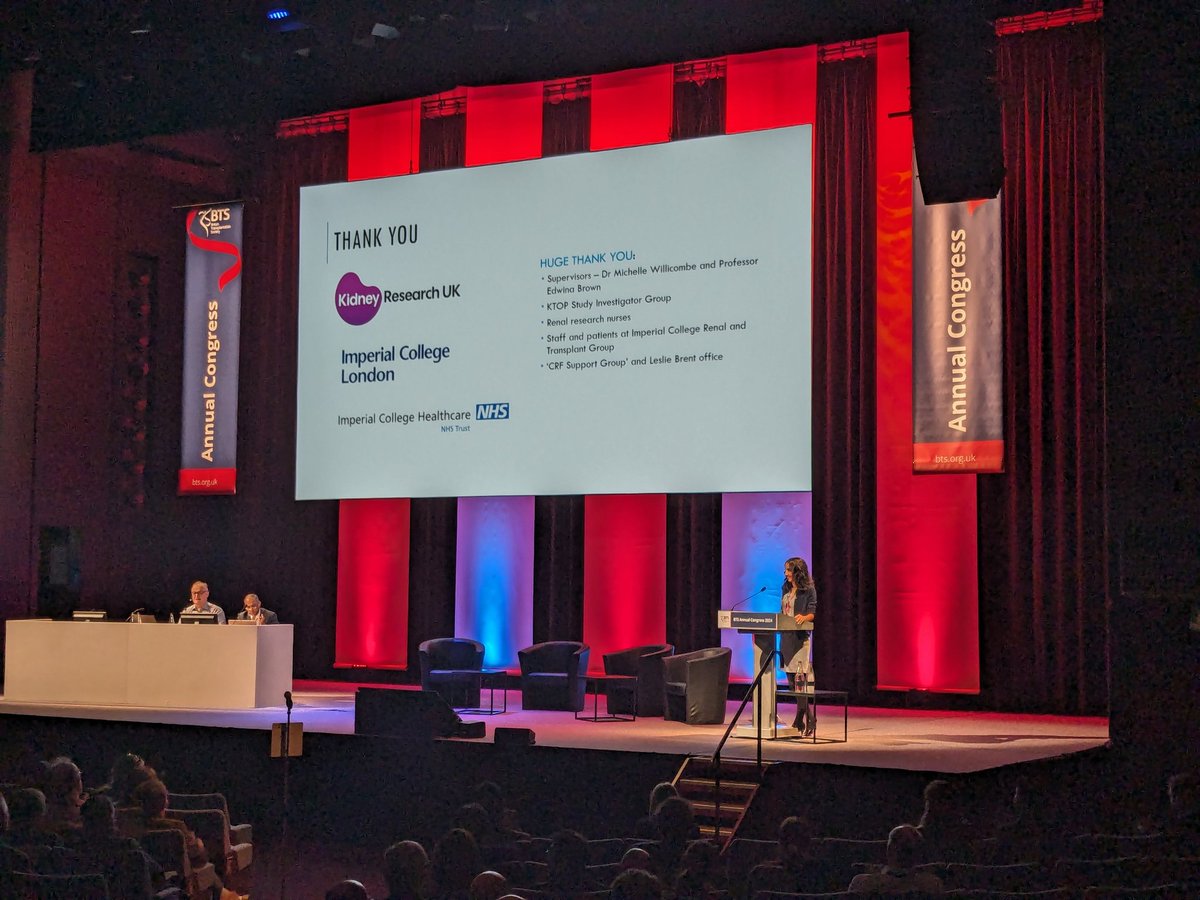BTPT (@btptsociety) on Twitter photo BTPT's own <a href="/amarpreet_thind/">Amarpreet Thind</a> presenting her work on the impact of frailty on outcomes after Kidney Transplantation in Older People - the KTOP study in the #MedawarMedal
competition at #BTS2024
Great work Amar!! 👏🏽 BTPT's own <a href="/amarpreet_thind/">Amarpreet Thind</a> presenting her work on the impact of frailty on outcomes after Kidney Transplantation in Older People - the KTOP study in the #MedawarMedal
competition at #BTS2024
Great work Amar!! 👏🏽