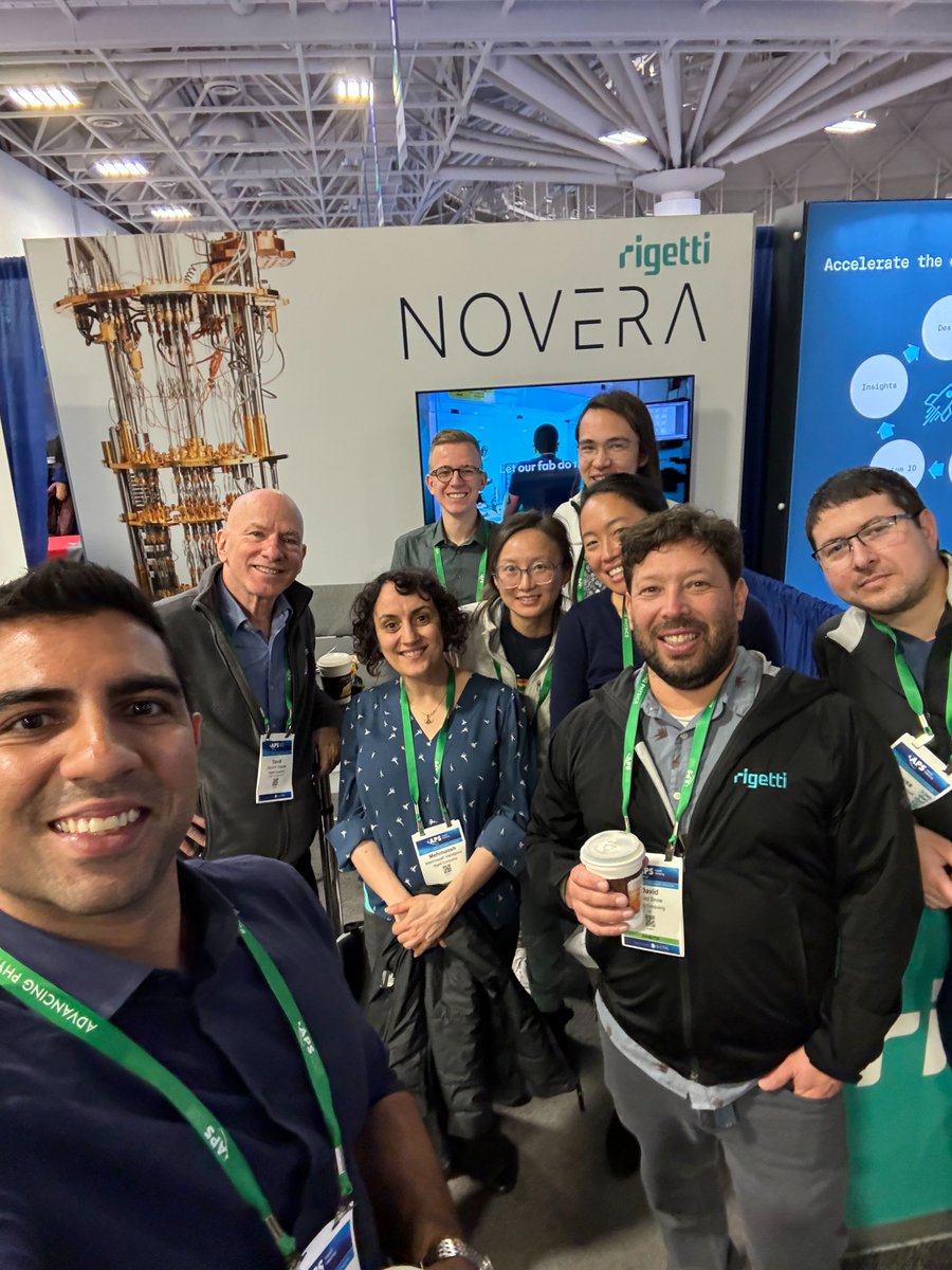 It’s a been a great week at #apsmarch! If you haven’t already, make sure to stop by Booth #1302 today to meet the Rigetti team and learn more about our full-stack quantum computing technology and our latest research!