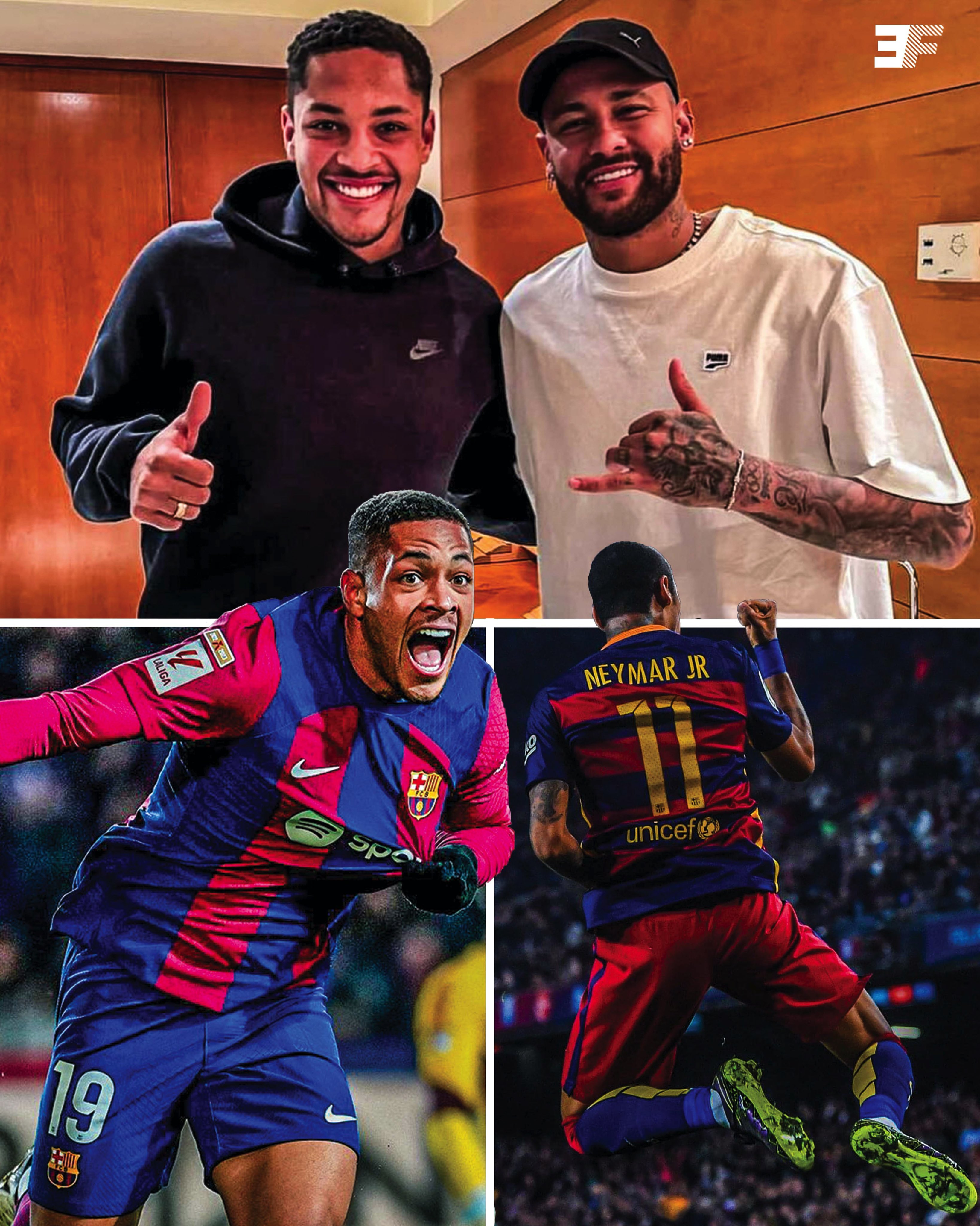 EuroFoot on X: "🇧🇷 Vitor Roque x Neymar Jr 🇧🇷 Past and future for Barcelona! 💎🔵🔴 https://t.co/n3g3j5Fvka" / X