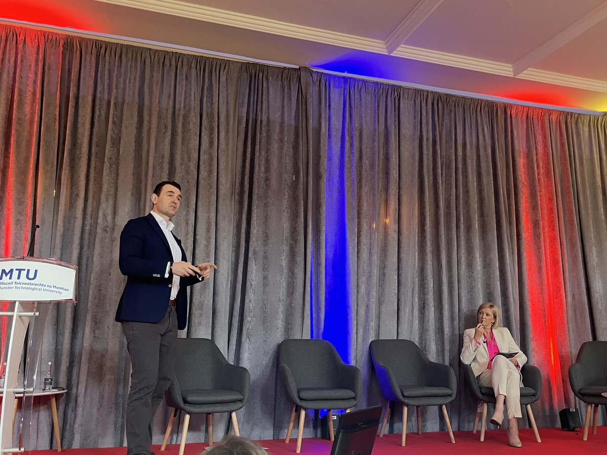 MTU Business Academy (@mtubusacademy) on Twitter photo A strong finish by <a href="/AidanMcCullen/">Aidan McCullen</a>, host of <a href="/TheInnoShow/">The Innovation Show</a> at #Cantillon2024.
How do we plan for and react to disruption?
Willingness to lean in to transformation and change will lead to innovation and growth. 📈
#sustainableFuture A strong finish by <a href="/AidanMcCullen/">Aidan McCullen</a>, host of <a href="/TheInnoShow/">The Innovation Show</a> at #Cantillon2024.
How do we plan for and react to disruption?
Willingness to lean in to transformation and change will lead to innovation and growth. 📈
#sustainableFuture