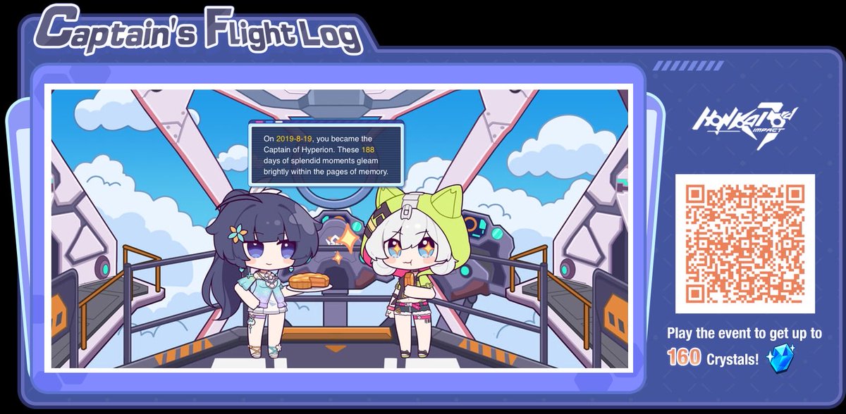 aliensucculent's tweet photo. Relive your beautiful moments with Honkai Impact 3rd to win Crystals and more! Scan the QR code below to open a gift box for huge rewards, and you are guaranteed to receive Crystals within 5 attempts. Try your luck now! https://t.co/npnpww8hjn