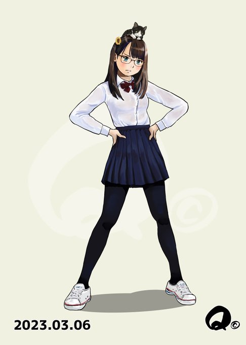 神経痛ピリピリ⚡️
体調が万全になるまで新作投稿はお休みします😅
⬇️1年前の過去絵です
ちょっと濃いめの黒タイツ🖤 