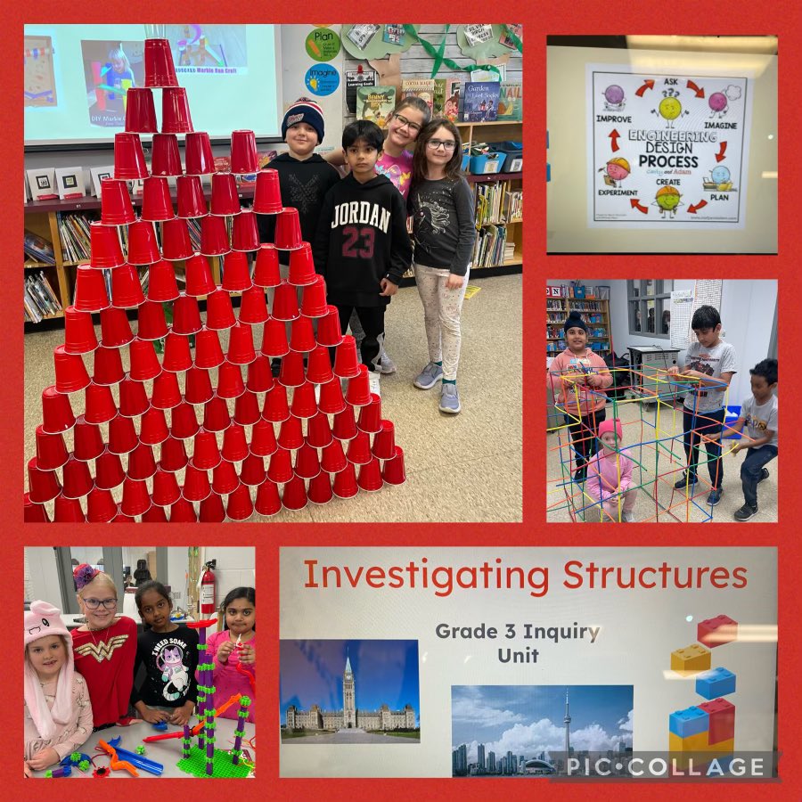 Mrs. Wilson’s grade 3’s are investigating structures!