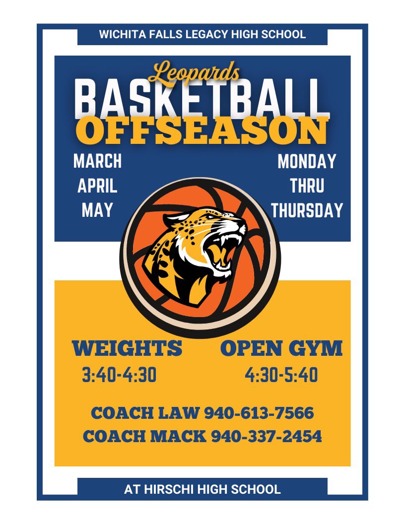For all Incoming &amp; Present 
                Legacy Hoopers!