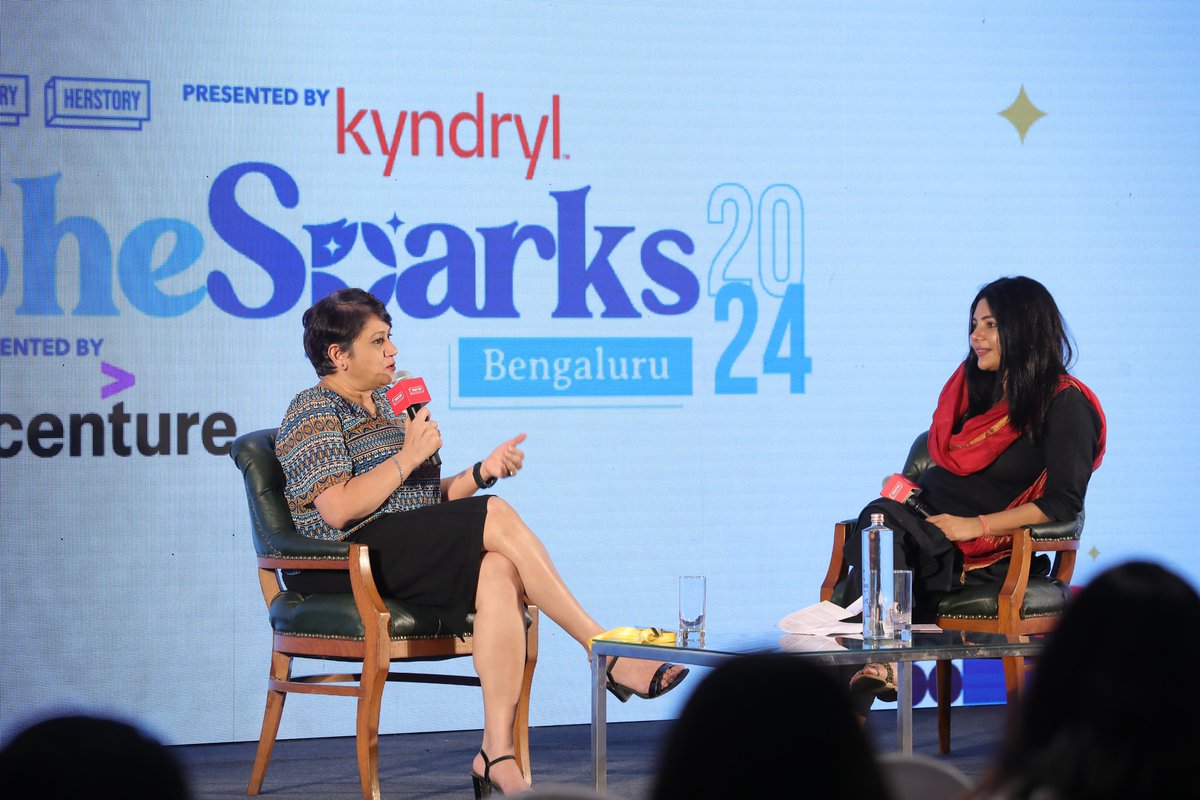 Dr. Rohini Srivathsa (@RohiniSrivathsa), Chief Technology Officer at Microsoft India & South Asia, joins Shradha Sharma (@sharmashradha) in a fireside chat to discuss 'AI and the women of Bharat' at #SheSparks2024