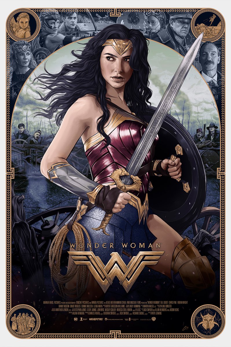She is undoubtedly one of the icons of cinema.

Incredible poster for Wonder Woman by <a href="/alexandraespan/">Alexandra España</a> 

#WonderWoman #WomensDay
