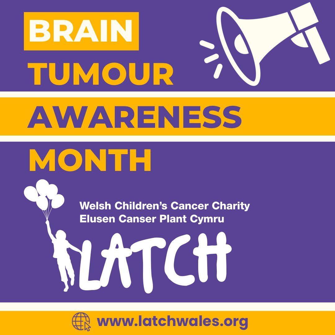 The month of March is ‘Brain tumour awareness month’ These are the most common tumours that develop in children. In the UK around 400 children develop brain tumours each year. Approximately 20% of the families currently supported by LATCH have a child living with a brain tumour