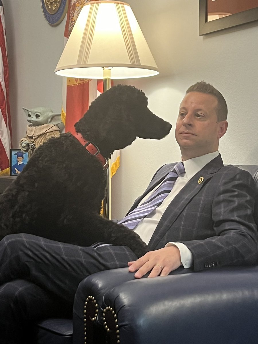 Proud to have been honored at the #HumaneAwards last night for my leadership on animal protection issues. Pictured here is Pepper demanding to know why she wasn’t asked to be my +1.