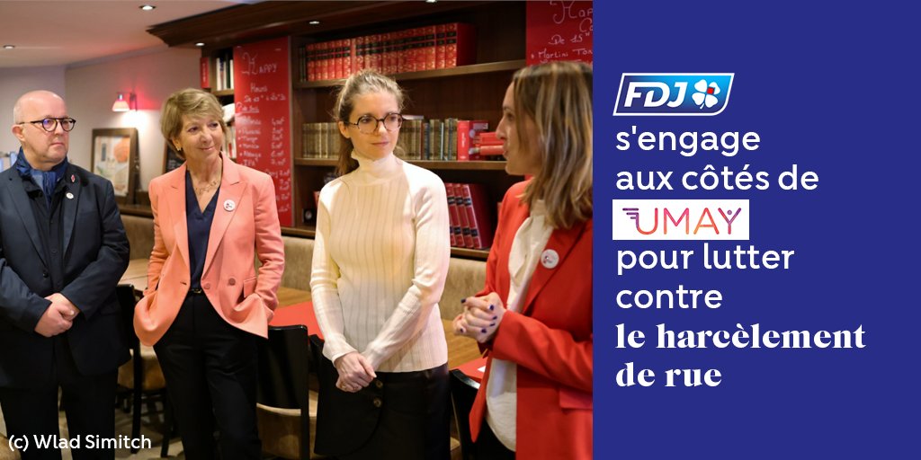 #FDJ poursuit son partenariat avec @UMAY_app, une app citoyenne pour sécuriser les déplacements dans l'espace public via des « lieux sûrs ». 
▶️Déploiement du dispositif dans notre réseau de commerçants partenaires, formés à l'accueil des personnes victimes de harcèlement de rue.
