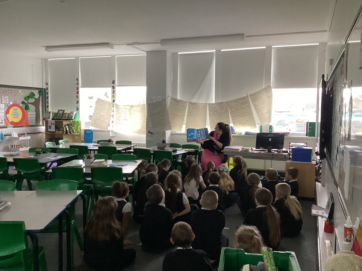 World Book Day started here with a mystery reader appearing in each class for story time! #WBD2024