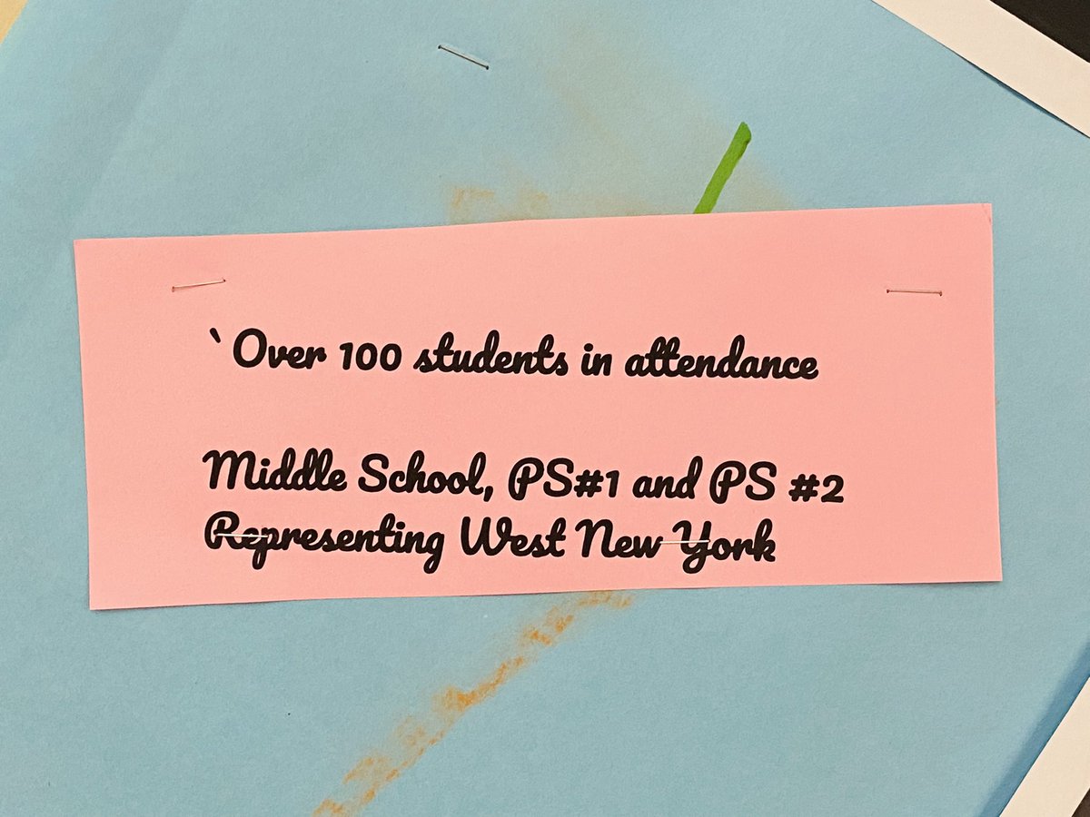 Great job Ms. Varrichio and all her students from the @wny_ms. It’s also great to see our #BilingualStudents doing such a great job as well. 👏👏👏