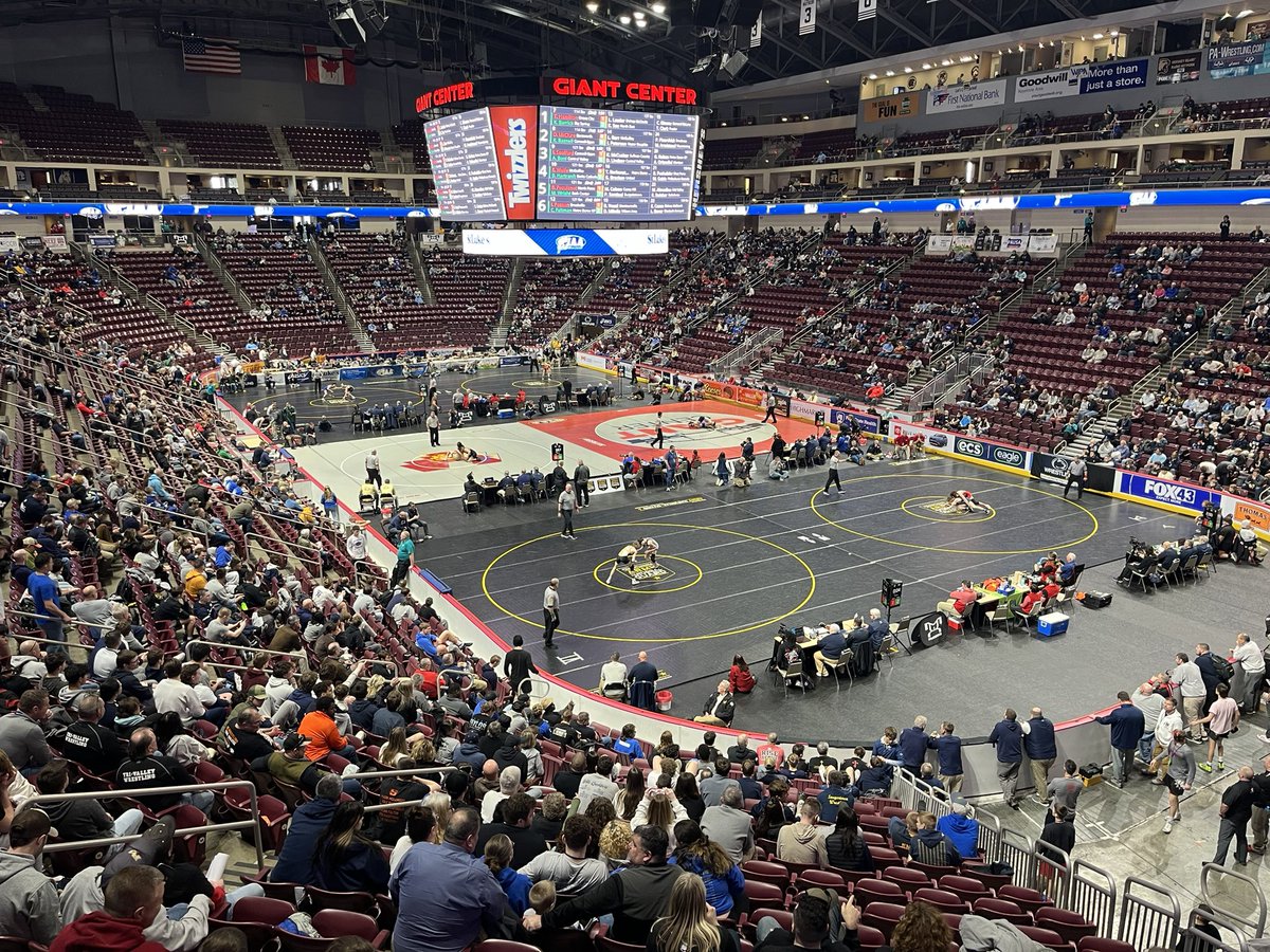 State Wrestling championships, Carter Smith will wrestle this afternoon #SlaterNation⚒️