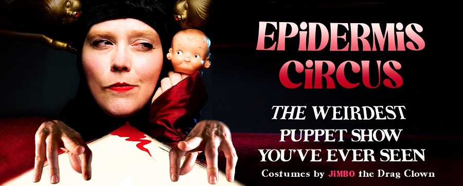 mygaytoronto's tweet photo. Epidermis Circus: control, comedy and getting all puppet porno https://t.co/MWNVkHg7ZY #theaTO #puppets #EpidermisCircus @jimbodragclown #IngridHansen https://t.co/YZ6k04s9dA