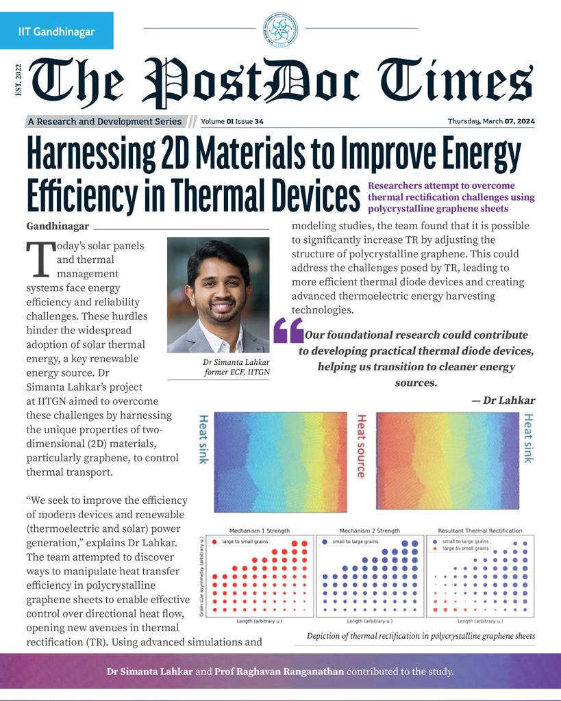 iitgn's tweet photo. How could #StructuralAsymmetry in #2D materials create energy-efficient devices? Dr Simanta Lahkar investigated this matter during his tenure as an Early Career Fellow at IITGN. Using #simulation and #modelling studies, Dr Lahkar revealed a practical strategy to significantly https://t.co/l4QnqgyaFN