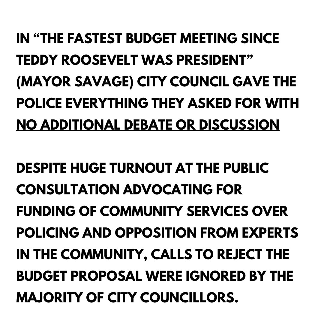 PADScommunity's tweet image. PADS strongly condemns this misuse of public funds @CommunityNotCop