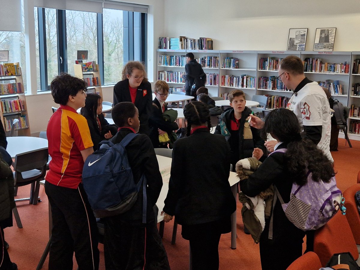 It was great to see so many pupils join in with the #WorldBookDay fun today in the School library! What a great day we're having! #TeamUoBS #OurLibrarianIsAmazing #SaveLibraries #readingforpleasure