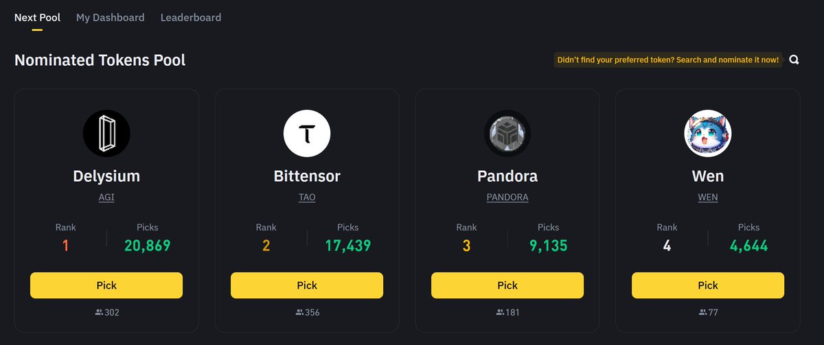 GO GO TEAM $AGI!

Vote for us on <a href="/BinanceFutures/">Binance Futures</a> NEXT!