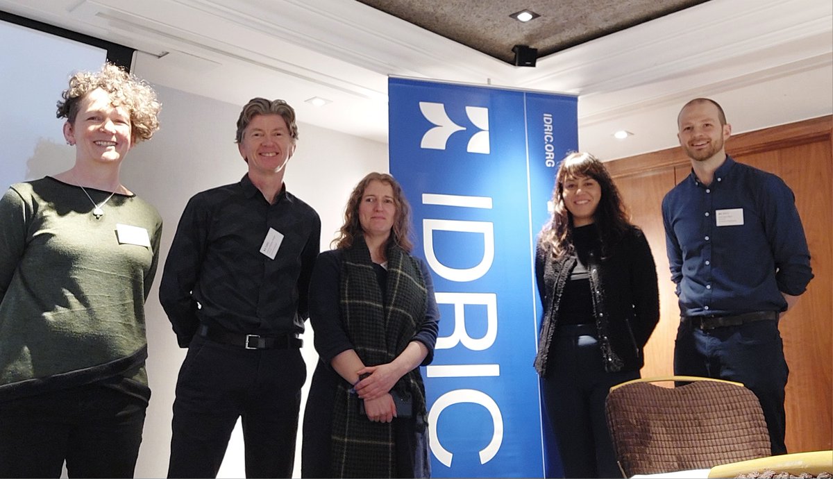 A great team! With Sarah Mander, Imogen Rattle, Abigail Martin and Diarmaid Clery, sharing insights about place and just transitions at today's @IDRICUK event