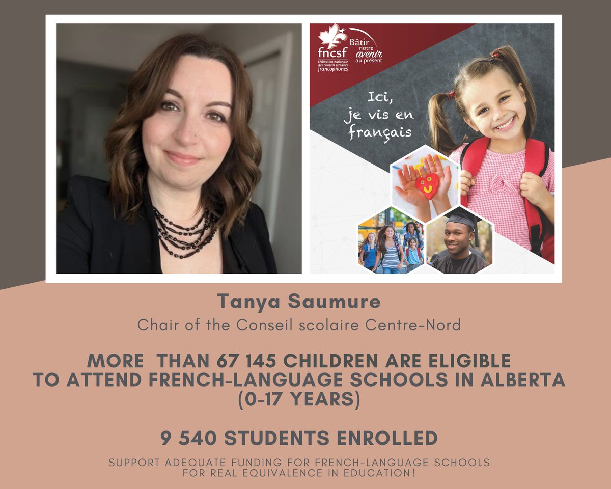 FNCSF's tweet photo. Discover #FrenchLanguageEducation (FLE) in Alberta!
44 schools province-wide offering full-time French-language teaching to 9,540 students from K to 12.
https://t.co/PhBpBqEIw4
#FNCSFsurlacolline #FrenchCanada #ÉduFR #ABfr https://t.co/IsuYHrpUgS