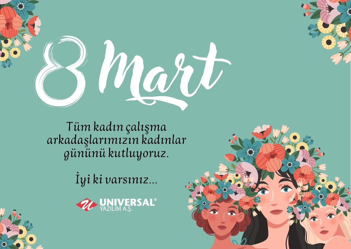 Tüm Kadın Çalışma Arkadaşlarımızın Kadınlar Günü Kutlu Olsun...