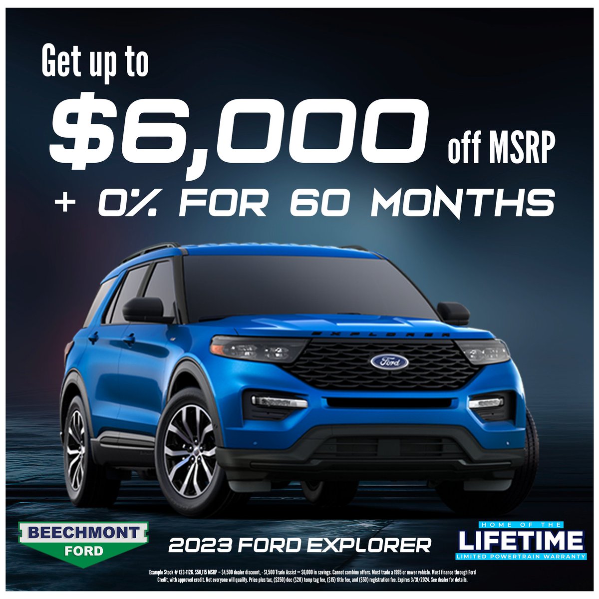 beechmontford's tweet photo. NEW Specials 📷 Get up to $10,000 off MSPR on a 2023 Ford F-150 OR $6,000 off MSRP on a 2023 Ford Explorer. PLUS much more! 📷
#MarkWilliamsAutoGroup #Ford #FordF150 #FordExplorer #FordEscape #Ford #F150 #Explorer #Escape https://t.co/kobIoetbna