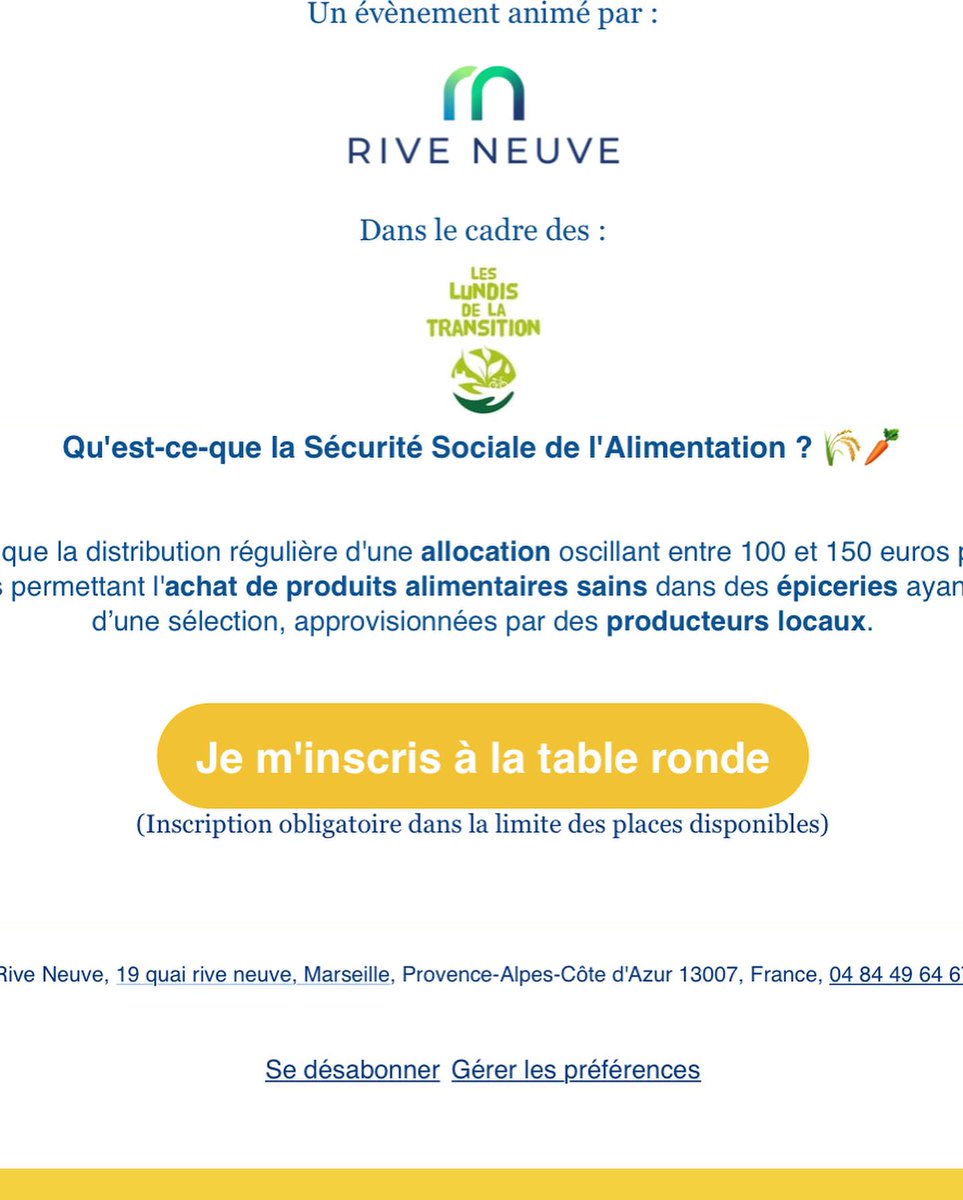 aicha_sif's tweet photo. Nous vous donnons rdv avec @SebastienBarles lundi 18 mars à  L' @ApresM_13 #marseille à partir de 18h. Venez participer à une soirée des #Lundisdelatransition organisée par la @marseille et #Riveneuve pour une Sécurité Sociale de l’#Alimentation #SSA. Pensez à vous inscrire https://t.co/IwRmdMPJ5t