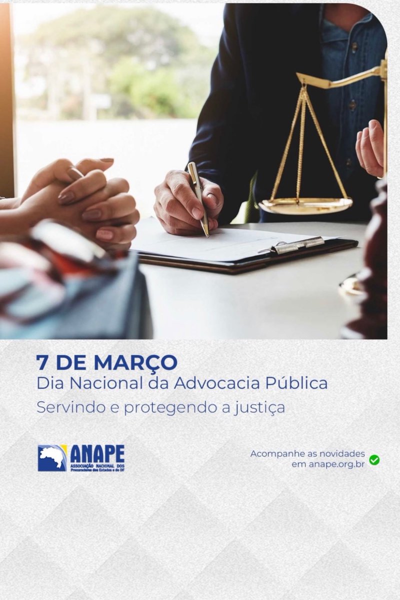EliphasProf's tweet photo. Dia Nacional da Advocacia Pública 
Gratidão diária por ser advogado público e poder atuar naquilo que por anos foi apenas um sonho!
Parabéns a todos que exercem a advocacia pública https://t.co/2SMsgZ20l7