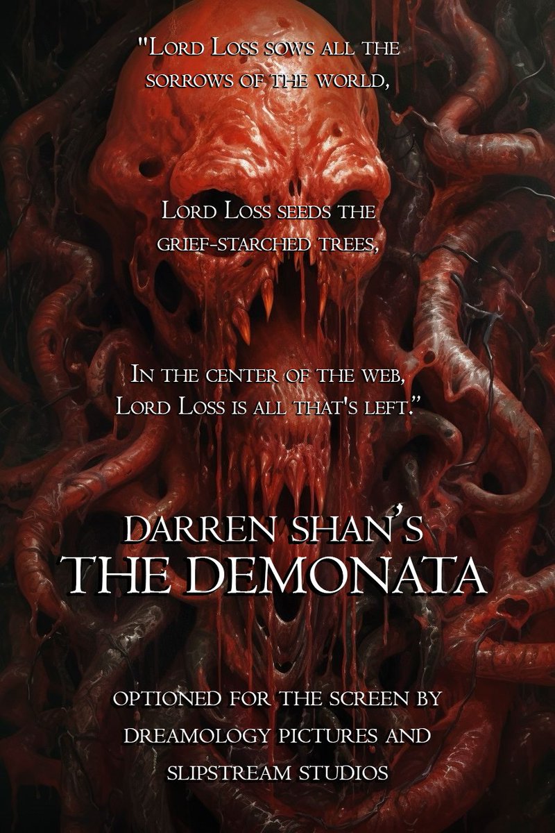 darrenshan's tweet photo. "We are thrilled to announce development on the television series of  'THE DEMONATA' by Darren Shan. The show is in active development, the  scripts are already being written by co-creators Max Aaron and Ijaz  Iqbal."

For more info: https://t.co/BoWb2esjam

@DreamologyP https://t.co/GLExN3vS2h