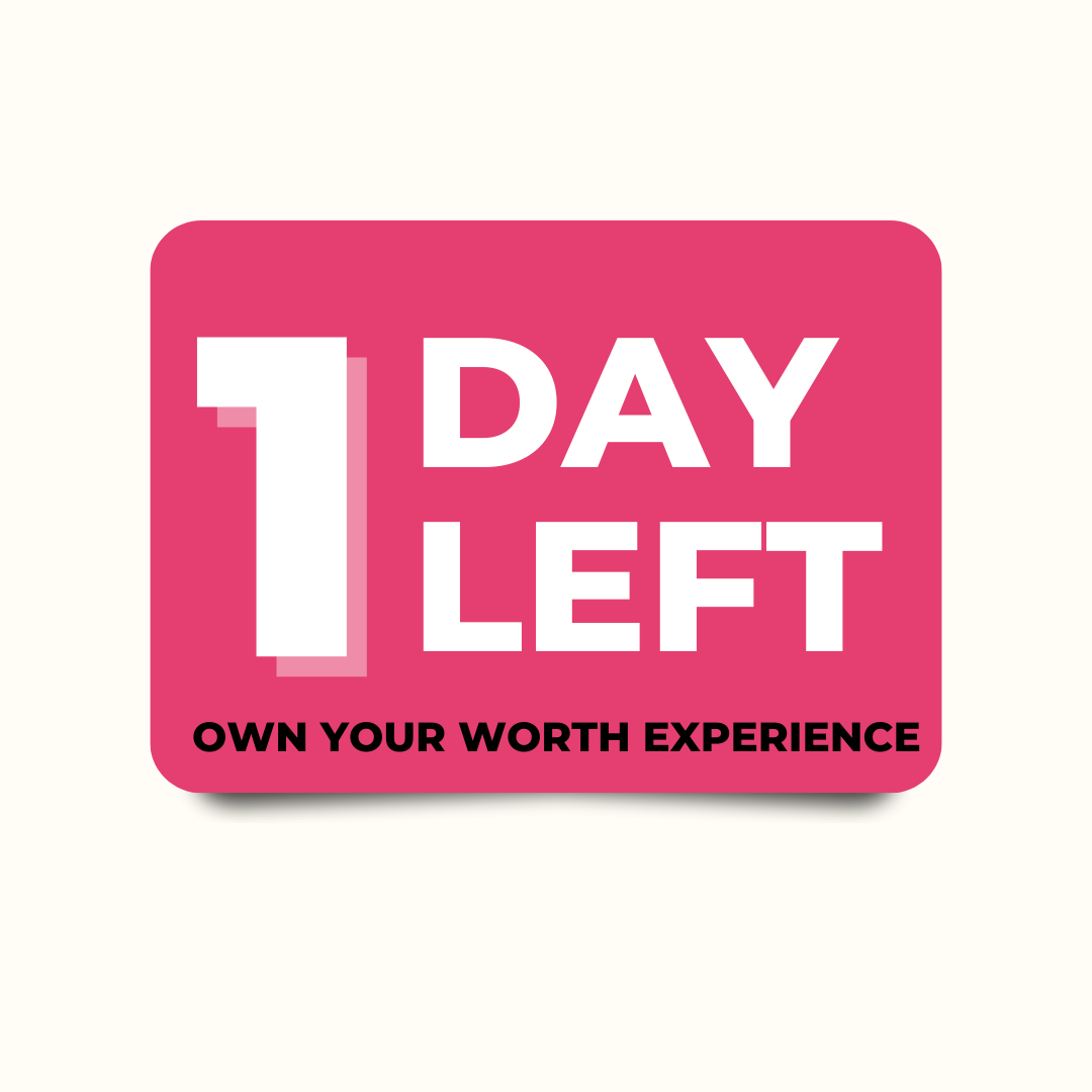 🌟 TOMORROW, we're diving into two and a half incredible days of transformation at Own Your Worth! Get ready to own your path, embrace abundance, and connect with an amazing community. It's your day to shine! 💪🌟 See you at the event, rockstars!