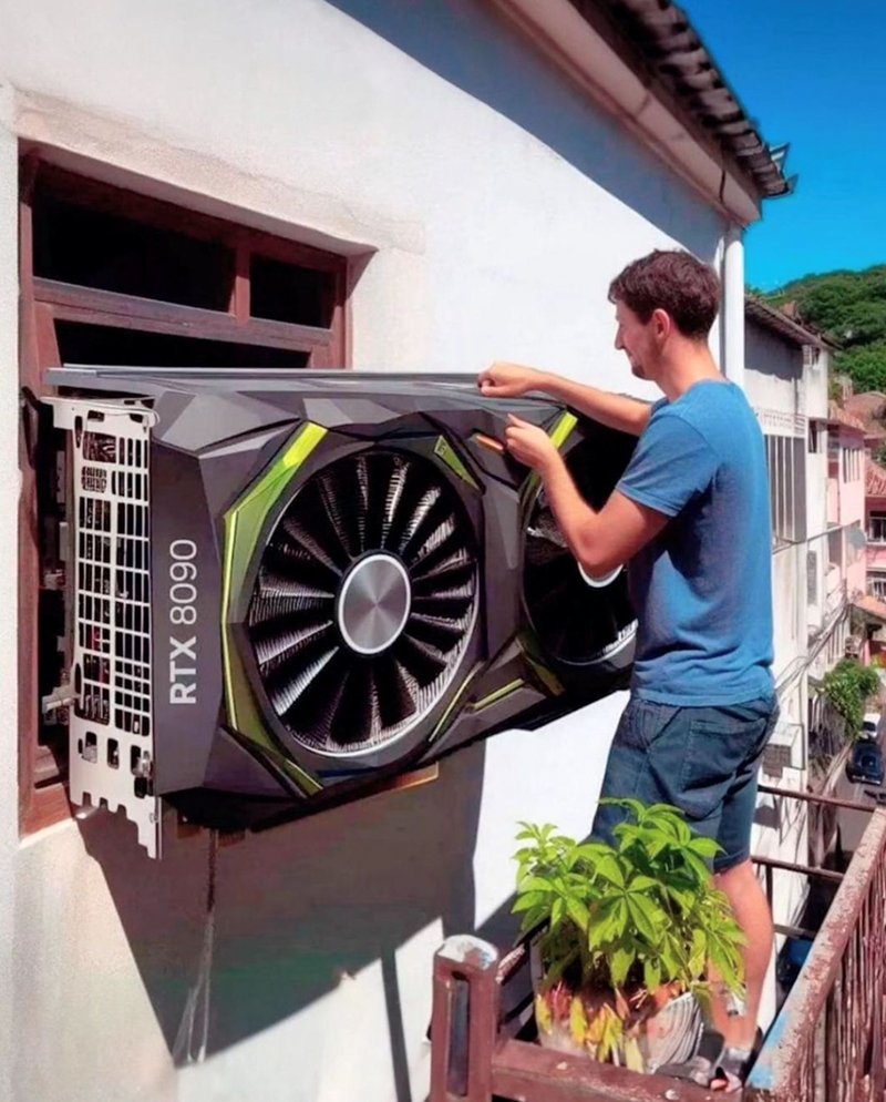 EXCLUSIVE LEAKED image of Engineering sample RTX 8090 installation at ...