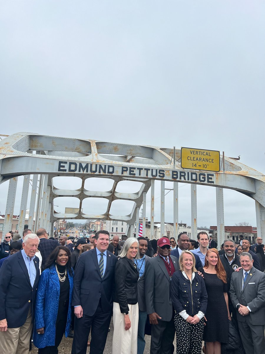 RepStenyHoyer's tweet photo. I was grateful to cross that bridge again this past weekend with @FaithandPolitic.

Together, we honored the legacy of John Lewis and other civil rights leaders as we recommitted to building the Beloved Community John worked so hard for. https://t.co/OyTIfwiuUl