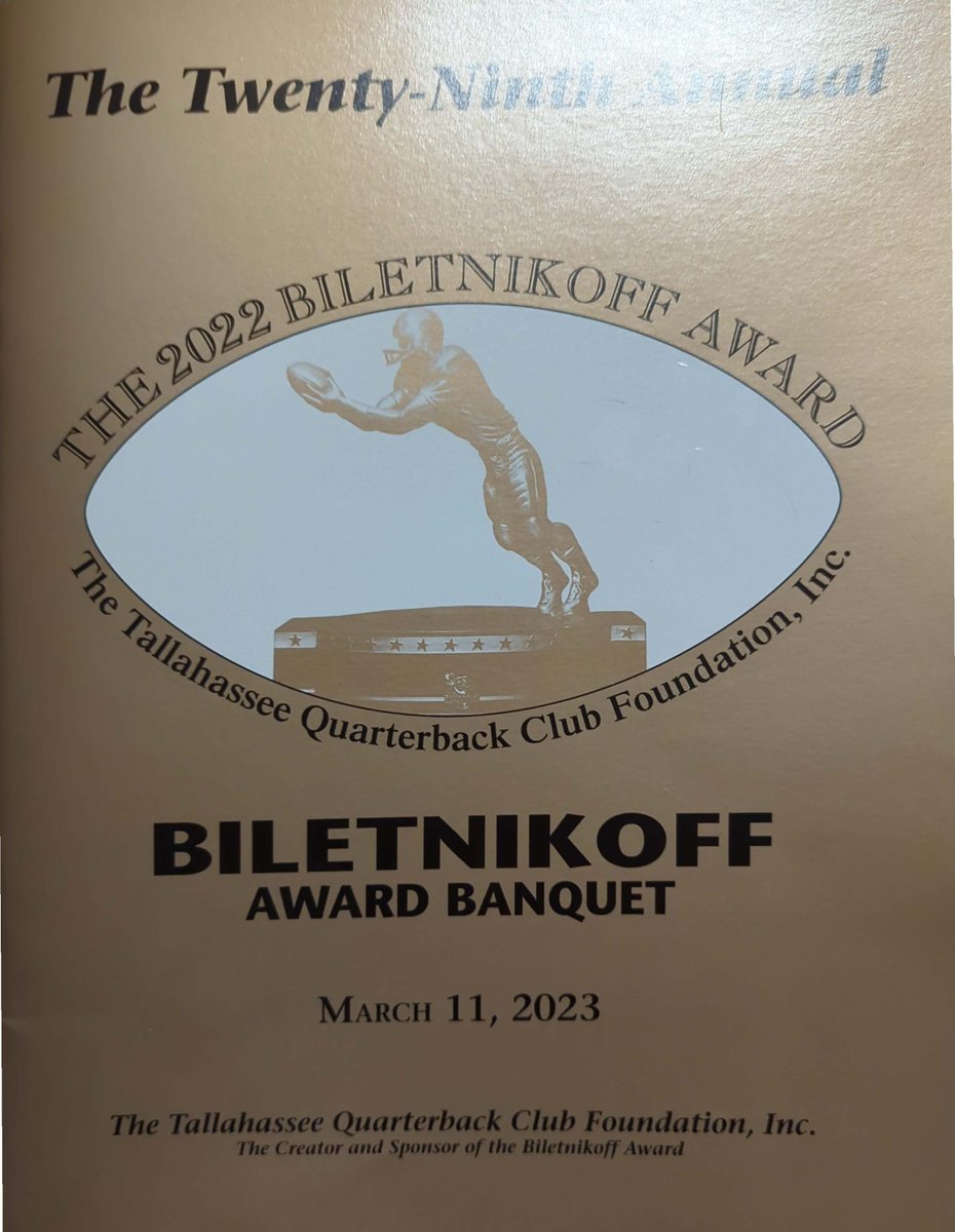 Unanimous 1st-team AA receiver @MarvHarrisonJr will be presented the BA trophy by Chairman Walter Manley II; keynote by Heisman winner @DannyWuerffel at the BA Banquet. 30 yrs of BA Winners: '22 - Jalin Hyatt @jalinhyatt @Vol_Football @OhioStateFB @Bill_Martin