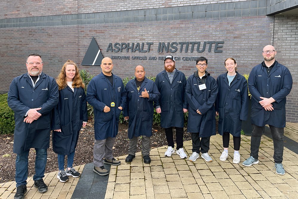 Asphalt_Inst's tweet image. BASIC TRAINING is for everyone at the @Asphalt_Inst. We welcomed Basic Mixture Technician and Basic Emulsion Technician students to headquarters this month to learn more about asphalt testing. #asphalt #mixdesign #emulsions asphaltinstitute.org/training/semin…