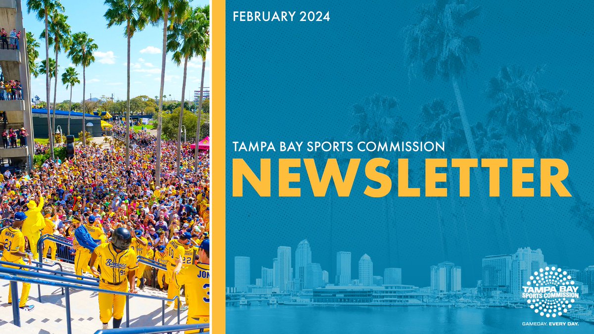 SportsTampaBay's tweet photo. 🚨 Sign up to receive our monthly newsletter! The TBSC's Gameday. Every Day. newsletter provides fans access to exclusive content, breaking news, special features, upcoming events, volunteer opportunities, and much more!

Subscribe ➡️ https://t.co/pUNWfujJdg https://t.co/vyYAQuLDVT