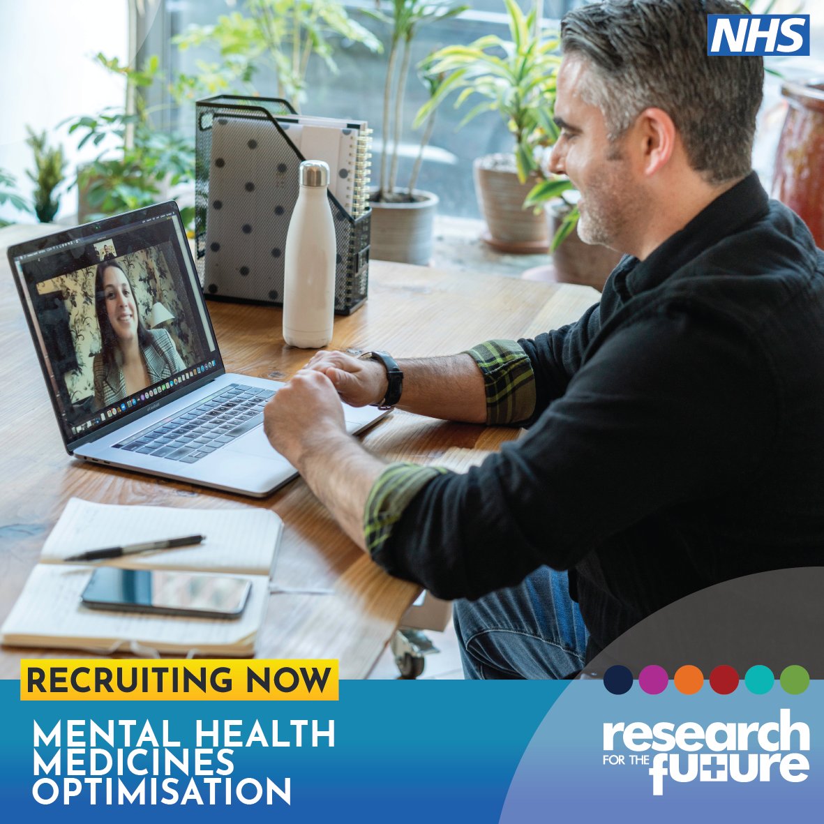 🟡 Recruiting now – Mental health medicines optimisation
People with lived experience of mental illness and have had at least one discharge from a mental health hospital, to explore what matters most with their medicines.

Message us or visit our website… researchforthefuture.org/studies/mh-med…