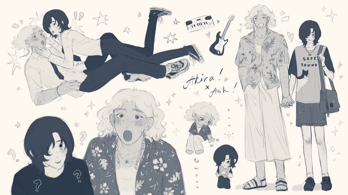 atarichka's tweet photo. just sketches with my kids ^^ https://t.co/YQaWeEPKOW