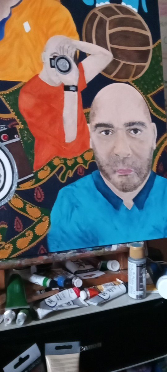 Enjoying getting back to painting #Art #Artscapist #Artscapism #ArtTherapy #Paintscapism #Paintscapist #Portrait #TheEyeBehindTheEye