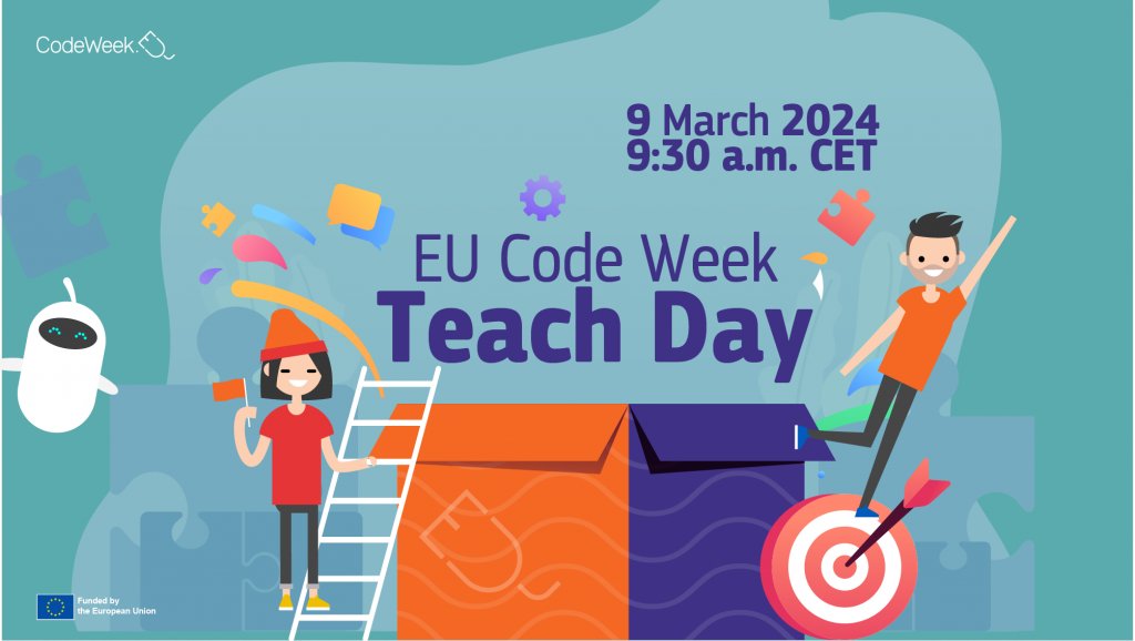Micro:bit Educational Foundation (@microbit_edu) on Twitter photo 🤩Empower Your Classroom: Join <a href="/CodeWeekEU/">EU Code Week</a> #TeachDay to learn insightful teaching techniques & practices from a diverse community of coding & digital literacy educators.
👀Find out more about the micro:bit (+ language resources) in our virtual exhibition.
eu.eventscloud.com/website/13422/… 🤩Empower Your Classroom: Join <a href="/CodeWeekEU/">EU Code Week</a> #TeachDay to learn insightful teaching techniques & practices from a diverse community of coding & digital literacy educators.
👀Find out more about the micro:bit (+ language resources) in our virtual exhibition.
eu.eventscloud.com/website/13422/…