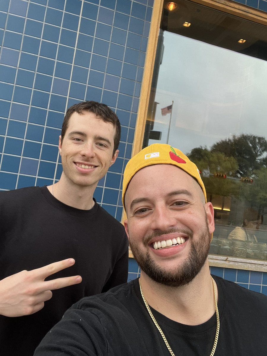 Steve Lequerica 💬 (@steveleq30) on Twitter photo Steak and eggs sound good this morning <a href="/ColinDougherty_/">Colin Dougherty</a> 🤗…
Looking forward to seeing everyone at Two Hands. Come through !
Also… bumped into this stud fresh out the Uber 😆 <a href="/tclarkmedia/">Tommy Clark</a> Steak and eggs sound good this morning <a href="/ColinDougherty_/">Colin Dougherty</a> 🤗…
Looking forward to seeing everyone at Two Hands. Come through !
Also… bumped into this stud fresh out the Uber 😆 <a href="/tclarkmedia/">Tommy Clark</a>