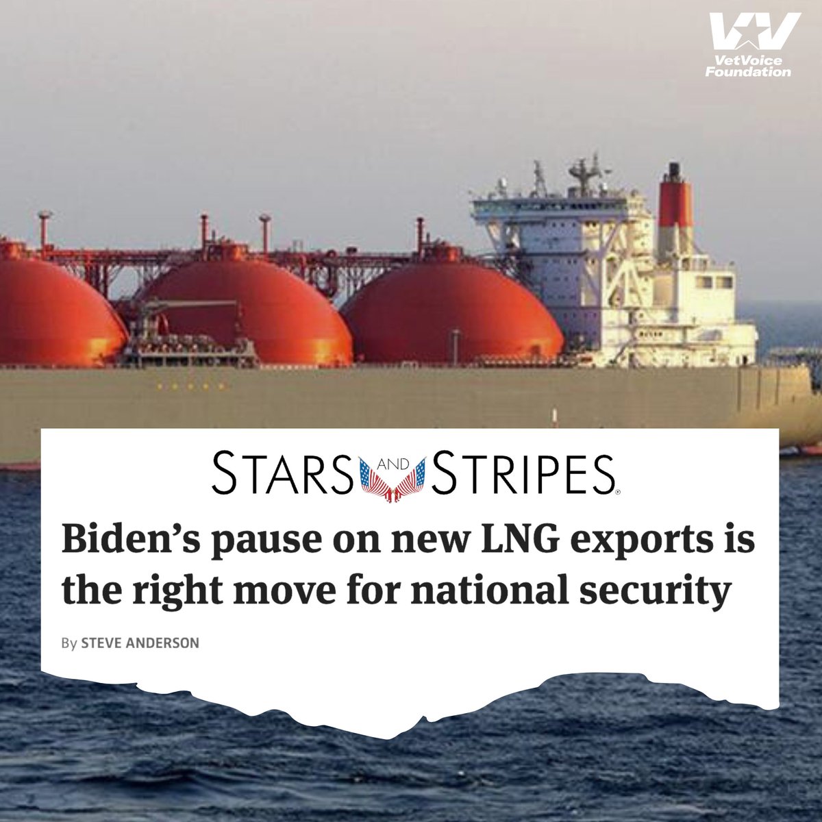 VetVoiceFound's tweet photo. "This important step forward is more than just action on climate — it tackles an emerging national security threat that oil and gas CEOs would rather not talk about." - BG (Ret.) Steve Anderson

READ MORE: https://t.co/ZaFC1rfpt8 https://t.co/Op5l3nz2Ff