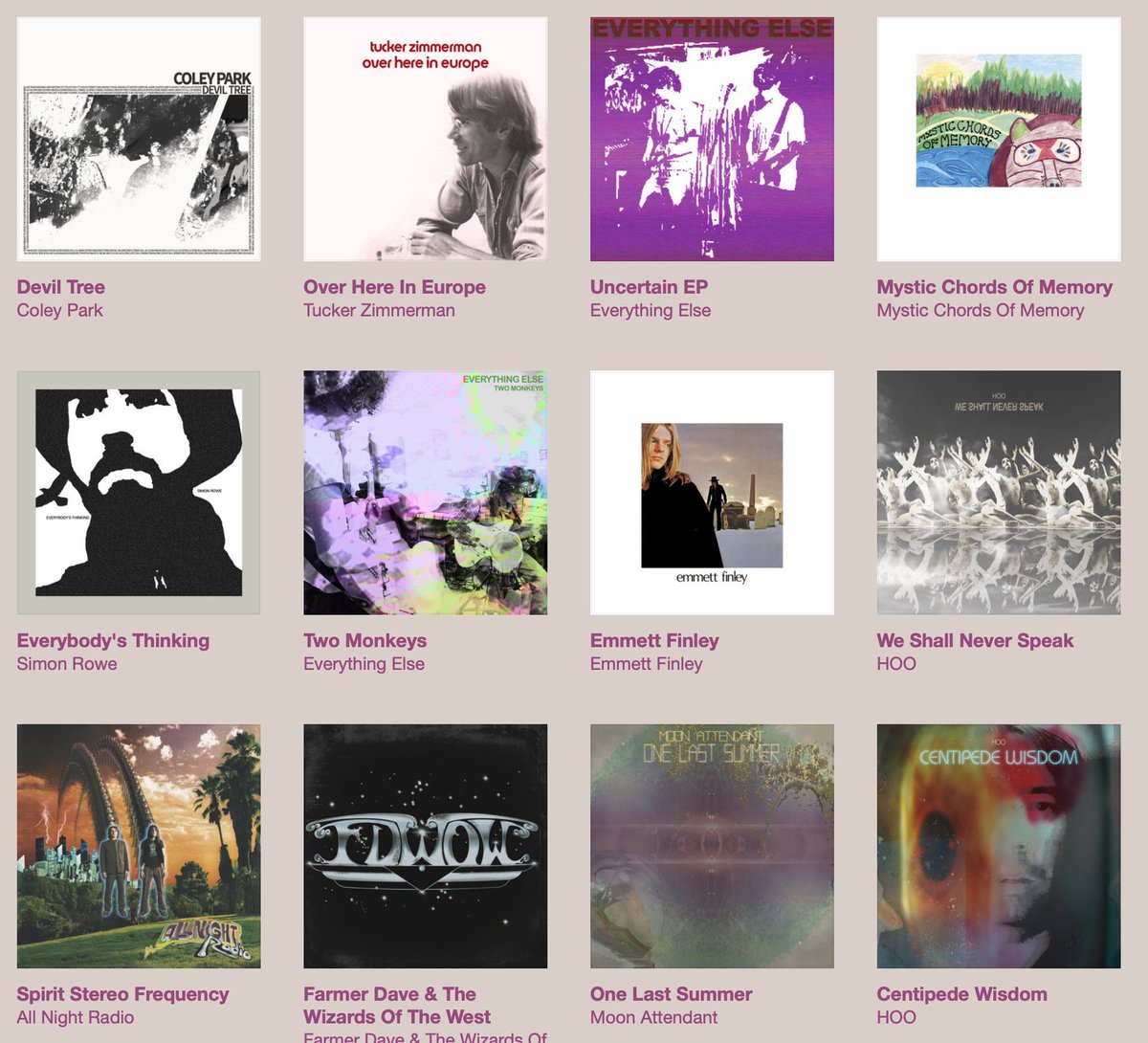 March SALE now on to raise money for an exciting new year of releases (announcements coming soon). Pretty much all our back catalogue records are £15 for a limited period. Please do come and have a look as your support and help will be a great help.
Thanks everyone.