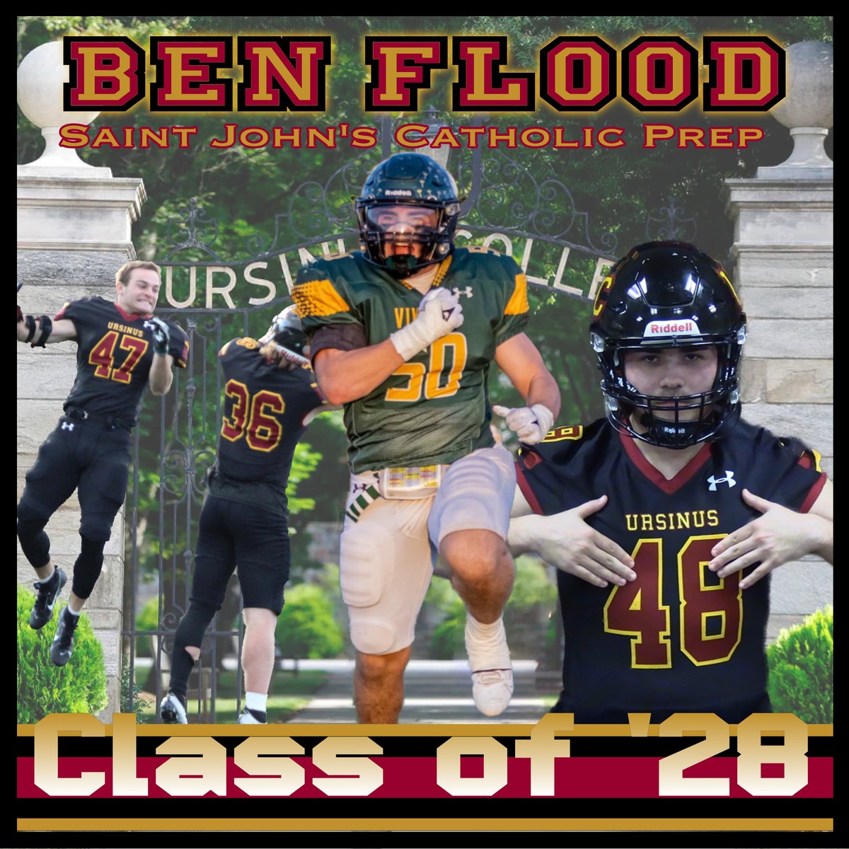 Welcome @bflood_04 of @SJCP_VikingsFB to the Ursinus Football Class of 2028! #WelcomeToTheBearsDen #UCFB131 hudl.com/athlete/o/1631…