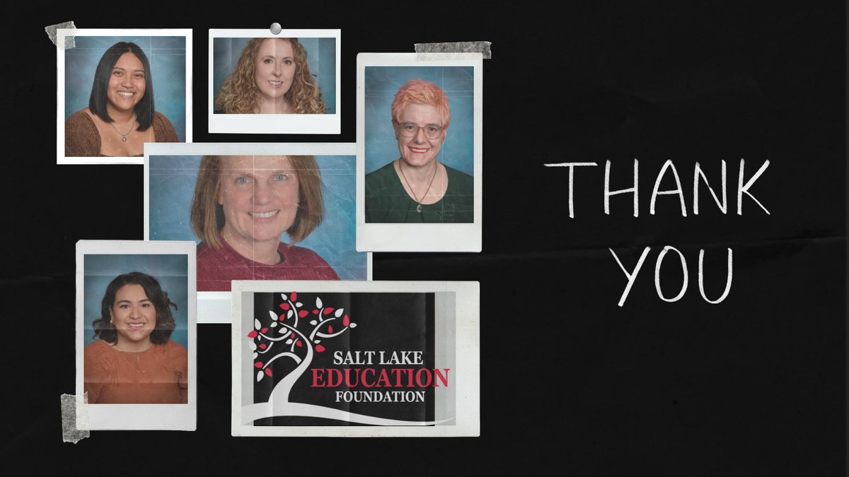 Happy #ThankfulThursday to the fantastic team at the Salt Lake Education Foundation! Your dedication to supporting education in our community is truly inspiring. Your hard work and dedication make a difference. #EdFoundationSLC #uted