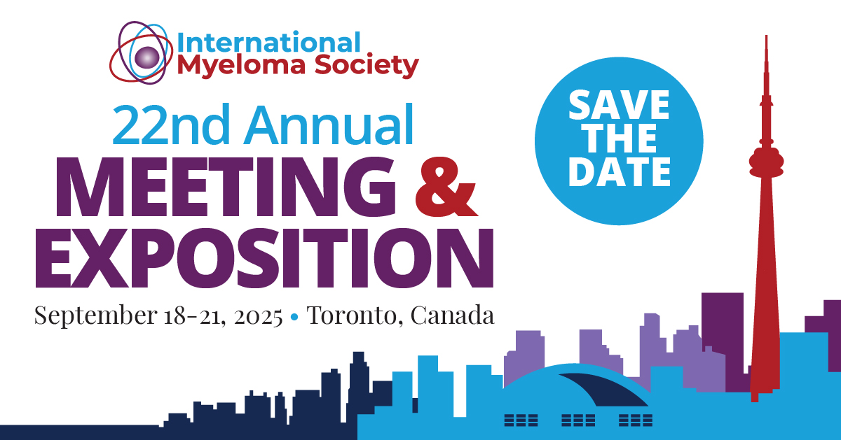 Attention #MYELOMA world, join @Myeloma_Society in Toronto 2025: mark your calendar and keep up to date with the science while experiencing one of the worlds most vibrant and multi-cultural cities @VincentRK @Rfonsi1 @DrGarethMorgan1 @NBahlis @HiraSMian @SagarLonialMD @szusmani