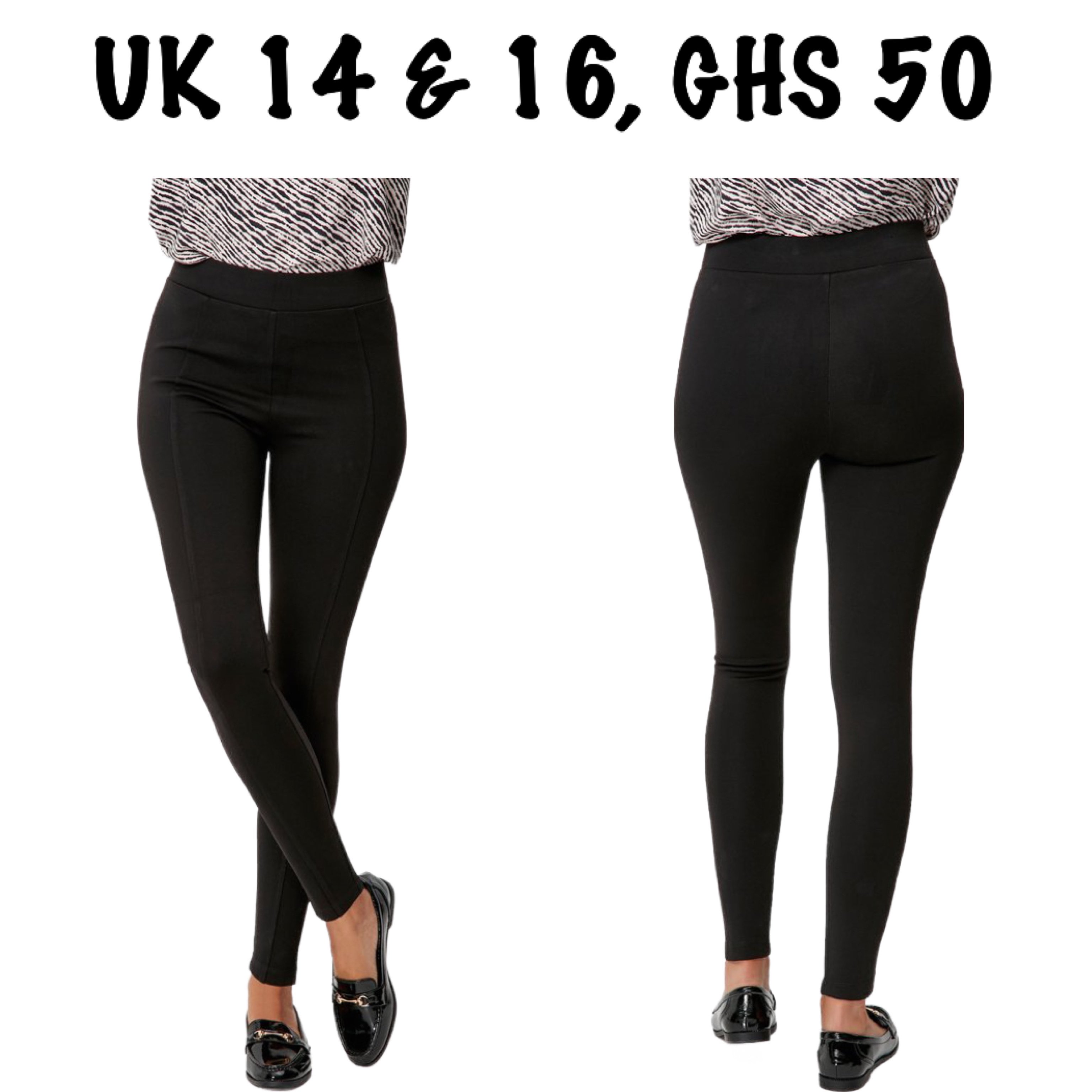 Clothing Store in Ghana on X: 1. Thick black seam leggings (Esmara) 2.  Thick black smooth leggings (Next) 3. Thick black seam leggings (M&S) 4.  Thick black smart leggings (TU)  / X