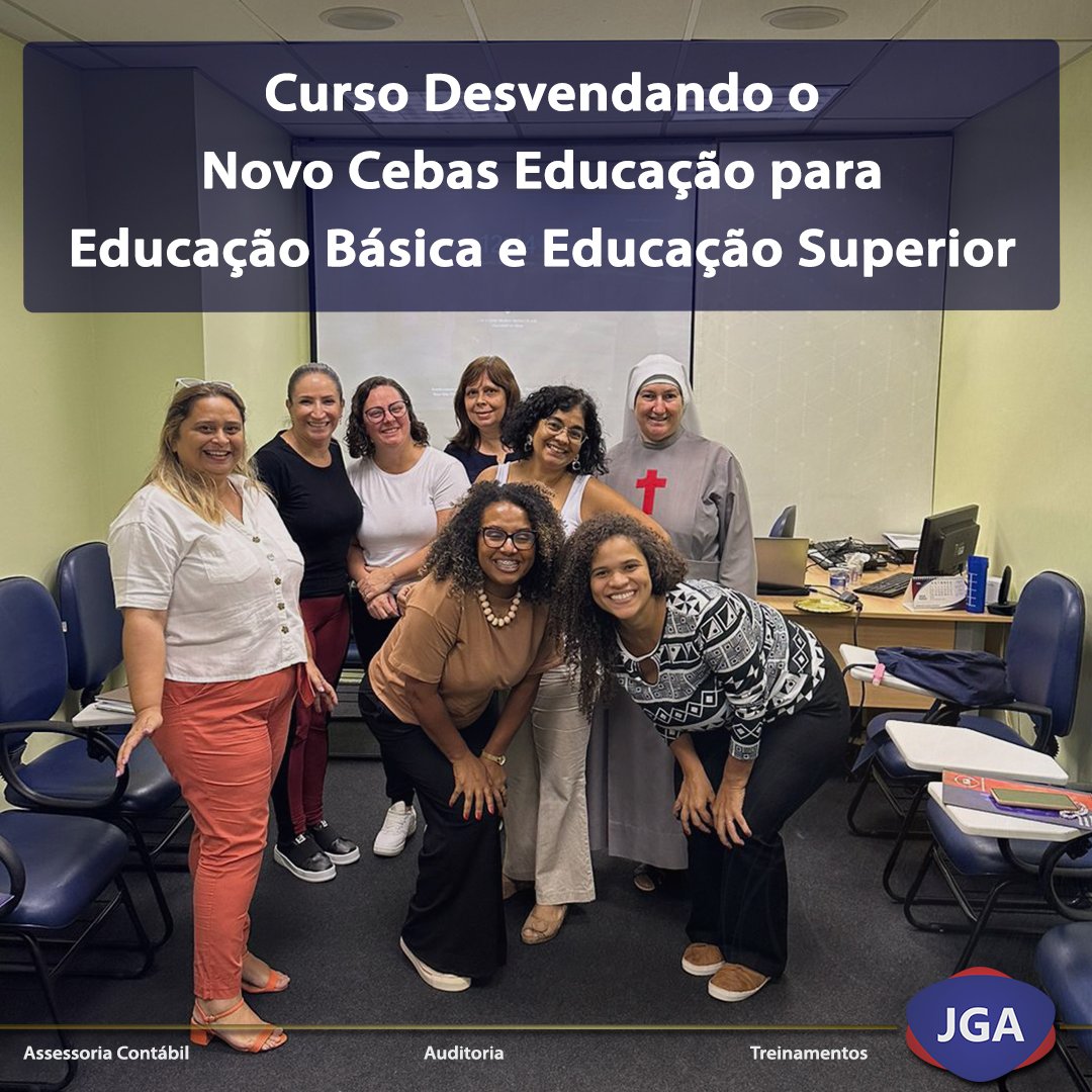 JGA3Setor's tweet image. Hoje foi dia de atualizar os conhecimentos sobre o Novo Cebas Educação. Parabéns a todos os envolvidos!

#cebas #cebaseducacao