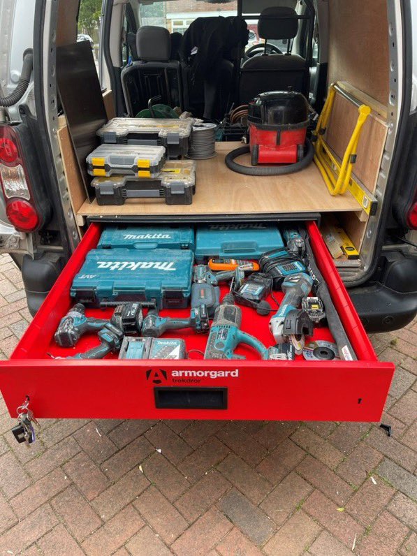 Secure your tools with the Armorgard trekdor - safeoptions.co.uk/vehicle-securi…