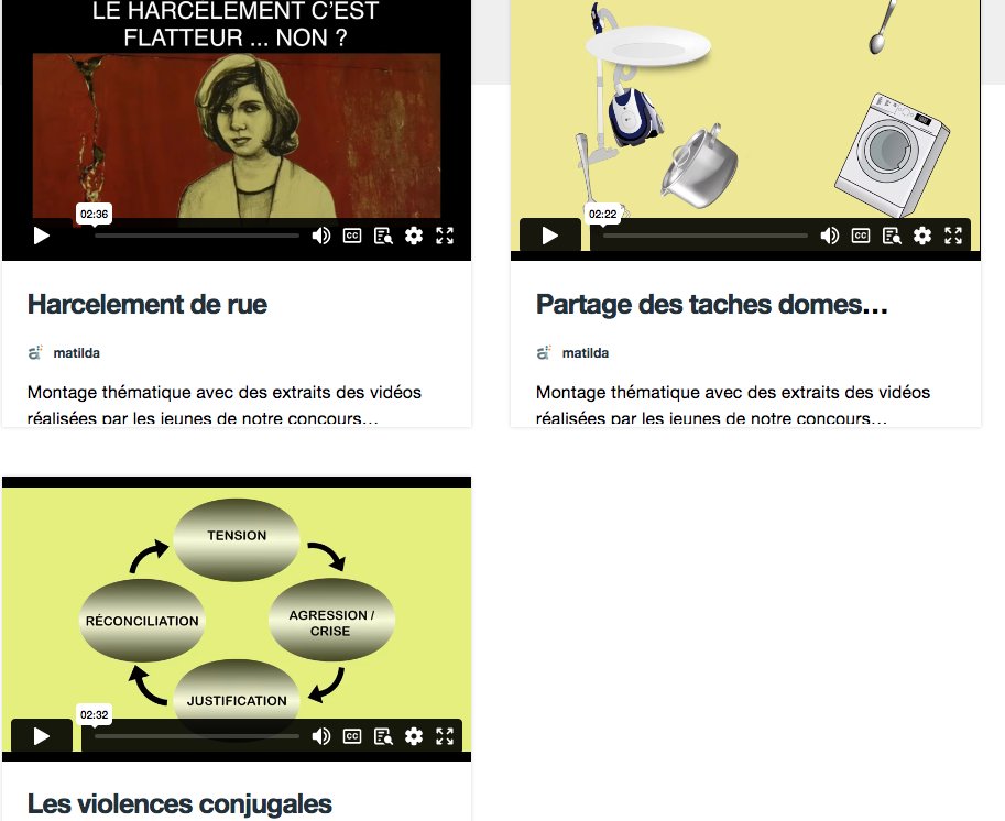 Pour le #8mars nous inaugurons nos montages thématiques d'extraits vidéos réalisées par les jeunes de #BuzzonsContreLeSexisme. Quoi de mieux pour amorcer des discussions dans vos classes (ou ailleurs) vimeo.com/showcase/11023…. Bravo et merci aux jeunes et aux équipes pédagogiques!